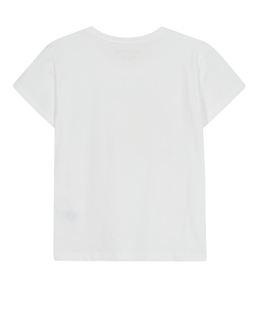 Taibseobiseu Airbrush Graphic T-Shirt [Off White]