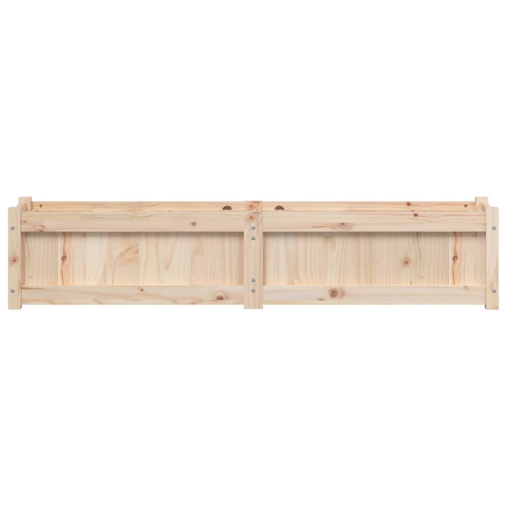 Vidaxl Garden Pots, 2 Pcs, Solid Pine Wood