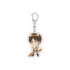 55MM Anime Attack on Titan Keychain Eren Jaeger/Mikasa Ackerman/Armin Arlert Key Chain Acrylic Model Plate Christmas Gifts