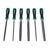 6 Pcs File Set with Ergonomic Rubber Handle Portable File Kit for Woodworking Jewelry Repair