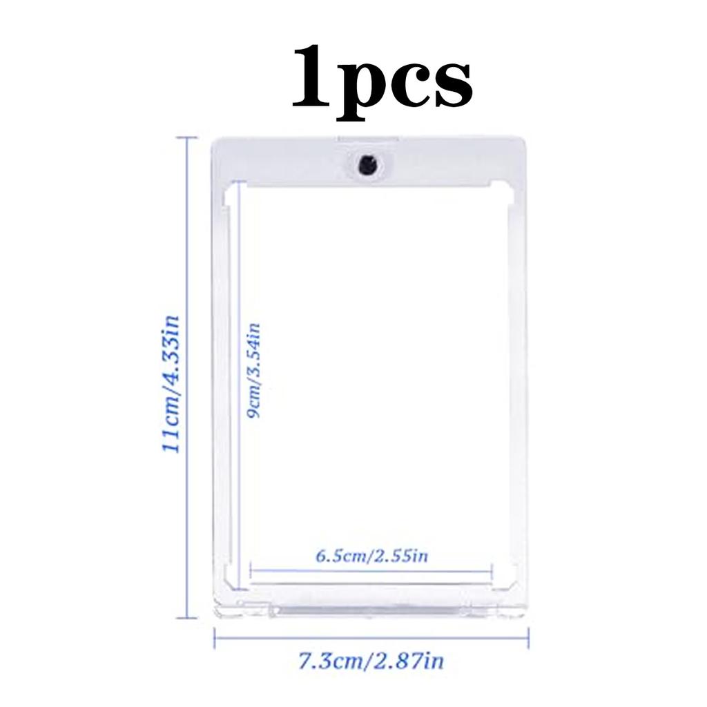 35Pt Magnetic Card Holder Set Display Case Fit For Yugioh Pokmon Game Sports Trading Cards Sleeves Hard Acrylic Protector Toy