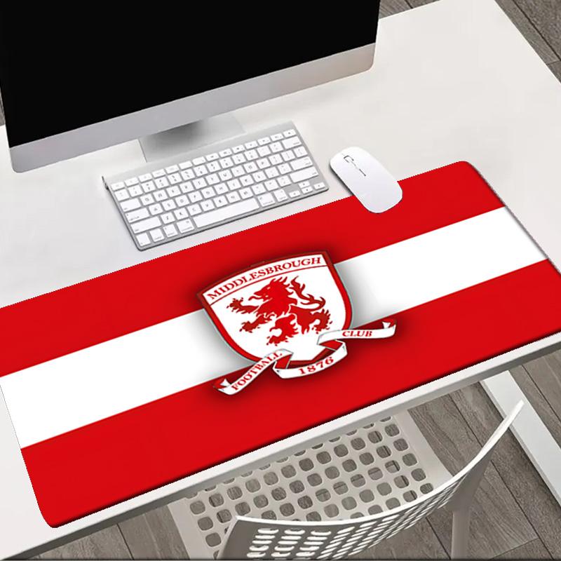Middlesbrough Football Club Crest Mouse pad Office Desk Mat, Gaming Mouse Pad Mousepad, keyboard pad,Heavy-Duty Non-Slip Rubber Backing, Gift