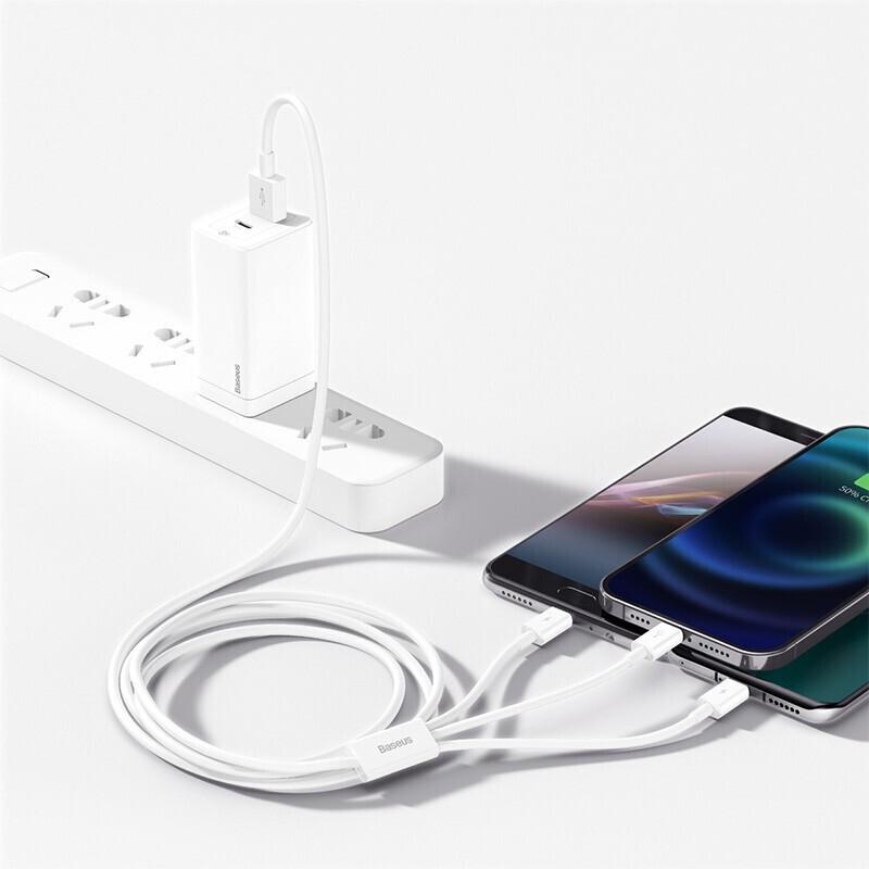 Baseus 3-in-1 Fast Charging Data Cable