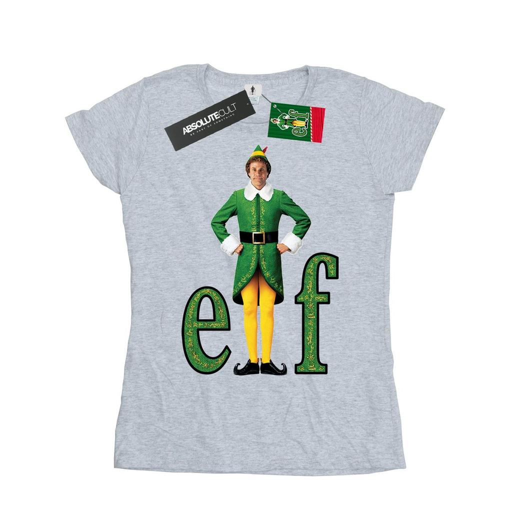 Elf Womens/Ladies Buddy Logo Cotton T-Shirt