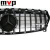 FCM5   GTR Style Upper Grille With Black Border OE Style Embelm Logo For Mercedes Benz CLA W117 2013-19 CLA180 CLA200 CLA250 CLA45 AMG
