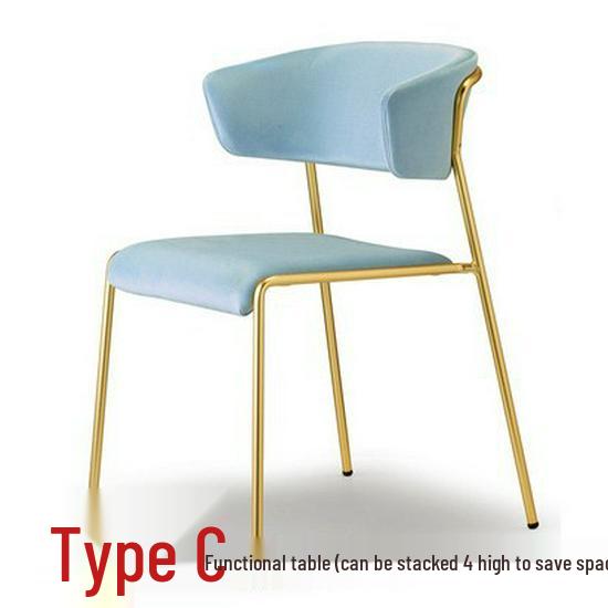 Contemporary Plush Backrest Chair for Home, Office, or Leisure.
