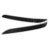 2PCS Reflector Insert Left Right Gloss Black Auto Replacement for MK8 Standard 2021+