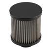 Car Modified   Aluminum 2L Oil Catch Can Reservoir   with Breather Filter Black