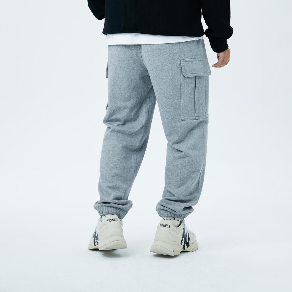 New MLB New York Yankees Knitted Sweatpants Unisex Gray 3APT00914-50MGS