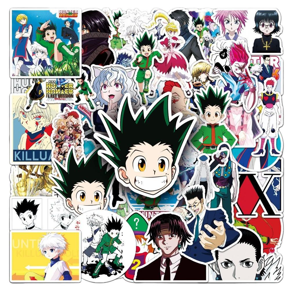 50pcs Waterproof Anime Hunter X Hunter Gon·Freecss Kawaii Stickers Japanese Manga Cartoon Decorations Trendy Gift