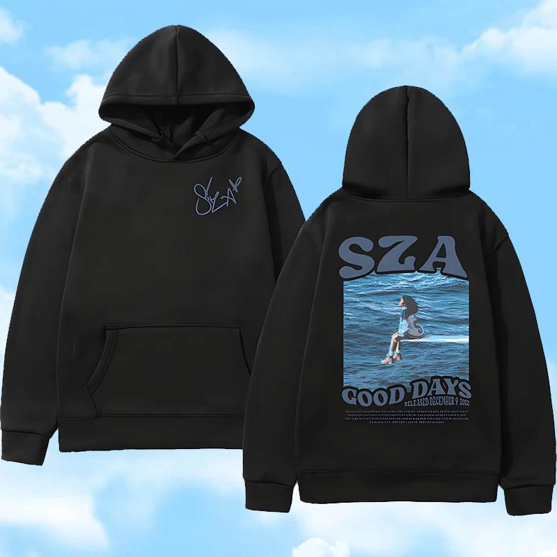 Spring Autumn Men Hoodies Singer Sza Music Album Sos Print Hoody Women Sweatshirt Hip Hop Unisex Streetwear Y2K Clothing Hombre