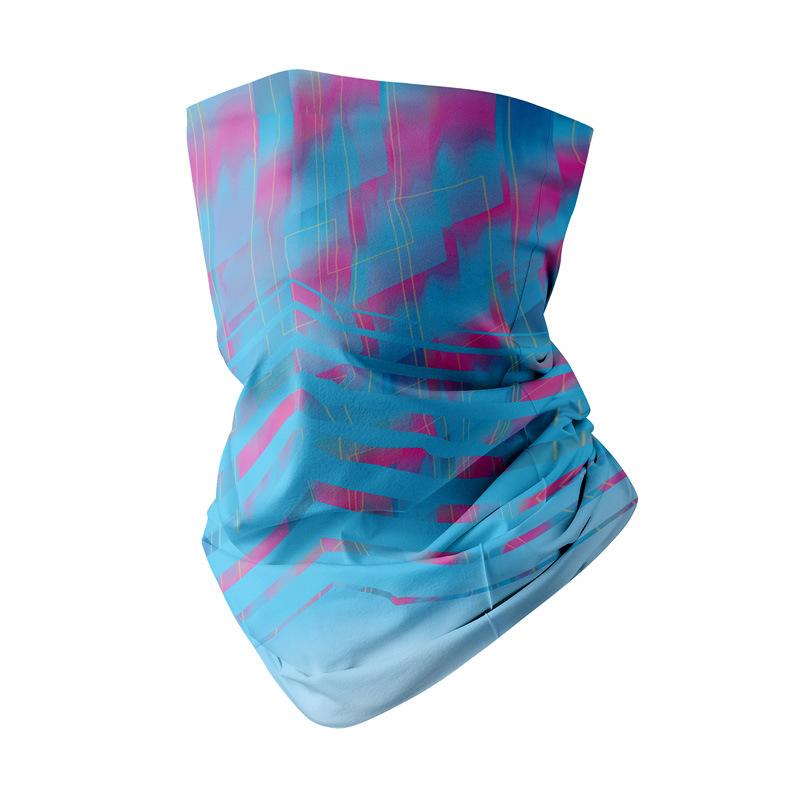 Men Sunscreen Ice Silk Headscarf Scarf Outdoor Fishing Seamless Neck Cover Cycling Sports Headgear