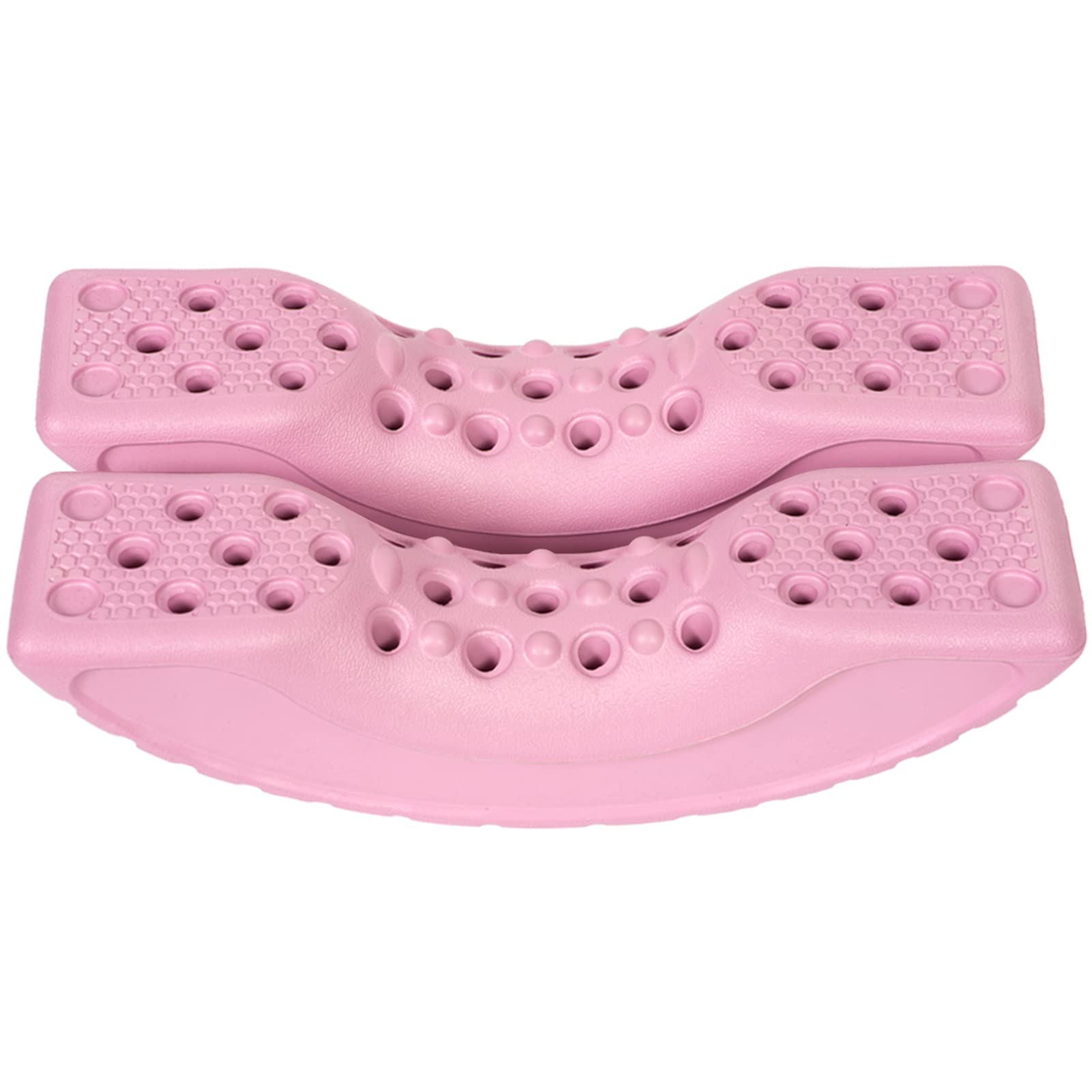 

TETOP Leg Stomp Balance Board Stretch Board Миофасциальный релиз Йога Степпер Сидячая аэробная тренировка Упражнение Sit Up Support Нижняя часть спины Шея светло-розовый