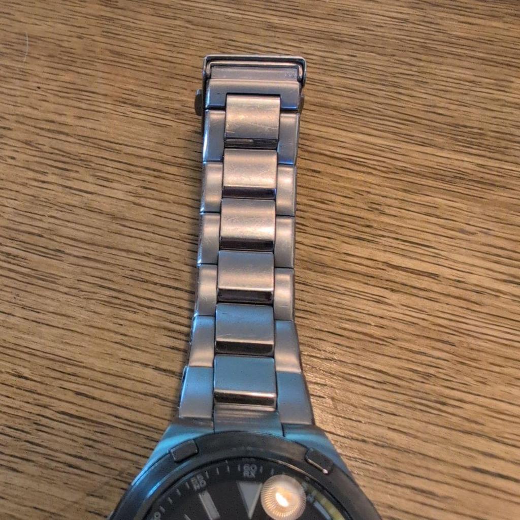 Used "Black Titanium" CITIZEN ATTESA Eco-Drive Radio Clock