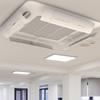 Air Conditioner Deflector Telescopic Angle Adjustable Air Baffle Windshield Deflector for Hanging Air Conditioner Outlet Wing