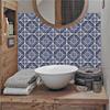 Waterdichte 3D Mandala Patroon Tegelstickers Keuken Badkamer Decoratie Zelfklevende Muur Meubelstickers Vloerbehang