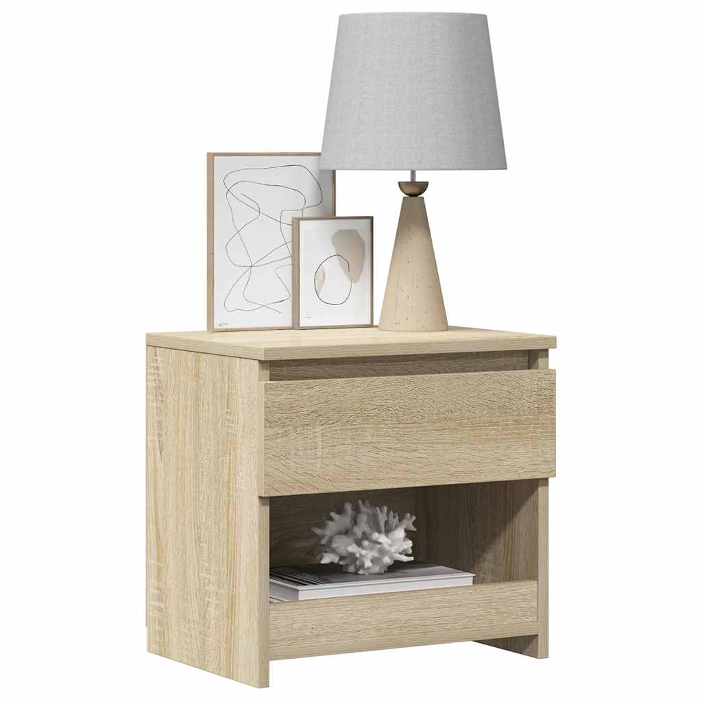 Nightstand Sonoma Oak 40 x 30 x 39 cm Engineered Wood