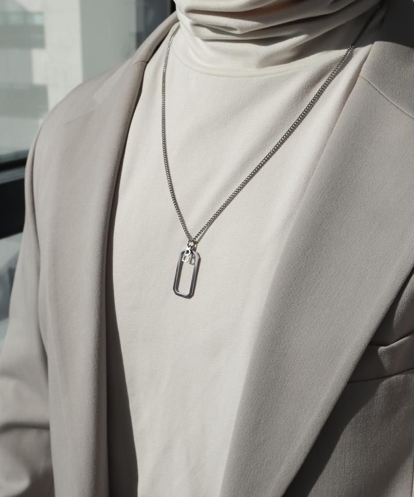 Bassclef Men'S Necklace Simple Pendant Surgical Clef Octa B