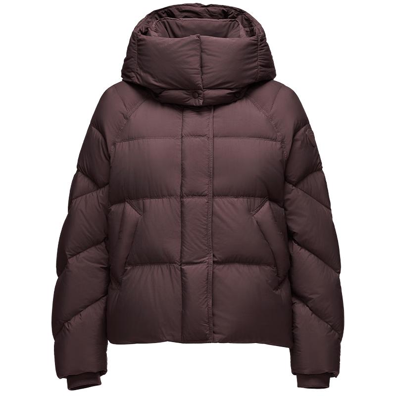 Tanboer Women's Casual Detachable Hood Short Down Jacket