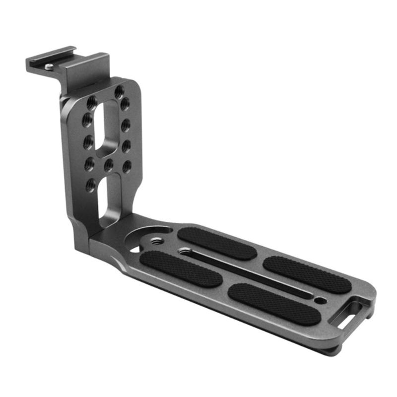 

Professional Camera L Bracket Quick Release Plate Compatible for Various Models Featuring Durability Machining серый