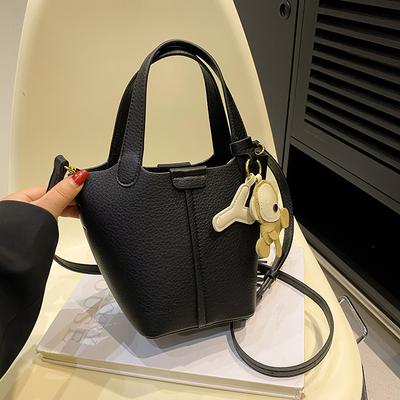 Textured Small Bag for Women In Summer  New Versatile Crossbody Bag Fashionable Niche Hand Bucket Bag