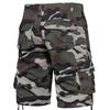 En's Kamuflaj Şort Yazlık Günlük Yarım Şort Kamuflaj Açık Hava Spor Şort Yan Cepli Pamuklu Nefes Alabilen Şort