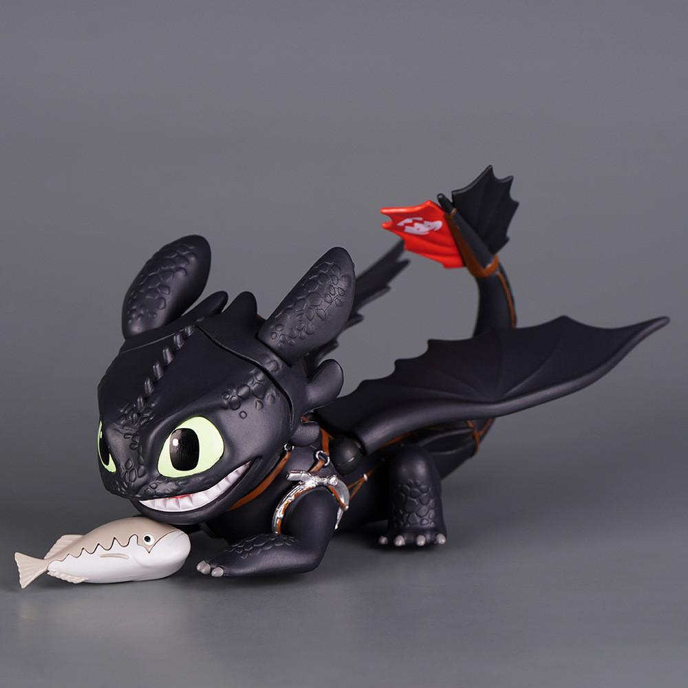 How To Train Your Dragon Toothless Plastic Model With Movable Joints For Kids And Fans