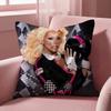Singer R-RuPaul Cushion Cover Multi-Scene Pillow Cover for Home & Car - Reversible, Soft & Durable for Daily Use