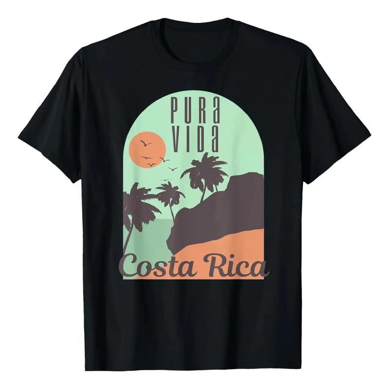 Camiseta Vintage De Recuerdo De Costa Rica S разноцветный