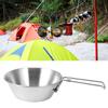 Outdoor Verdicken 304 Edelstahl Klapp Tragbare Picknick Schüssel Camping Kochgeschirr Utensilien