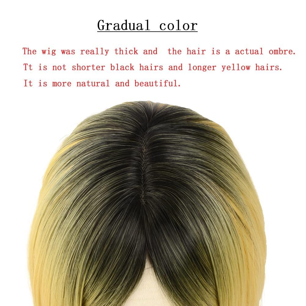 SUNXXCOS Haikyu!! Heat-Resistant Wig, Costume Accessory, Festival Wig (Kazume Kenma (Dyed))