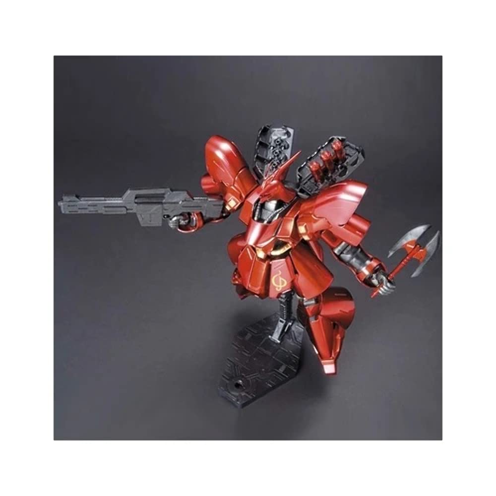 BANDAI SPIRITS HGUC Mobile Suit Gundam Counterattack Sazabi, model metalic la scară, model din plastic, versiunea Char. 1/144 Cod de culoare