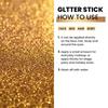 Gold Glitter Stick, Face, Hair And Body Glitter, Easy to Apply & Remove, Washable And Non-Toxic, Festival Supplies, Christmas Ornaments-16g