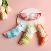 Dog Teeth Cleaning Toy Bean Pods Shape Dog Chew Toy Interactive Training Toy for Aggressive Chewers Puppy Teething