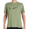 New Nike Miler T Shirt Men's Oil Green FN8517-386