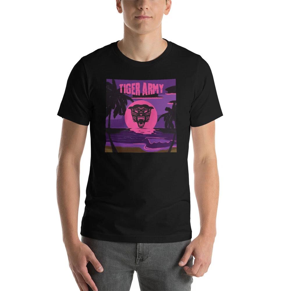 Tiger Army Tee Shirt Short-Sleeve Unisex Punk Rock Bands T-Shirt S