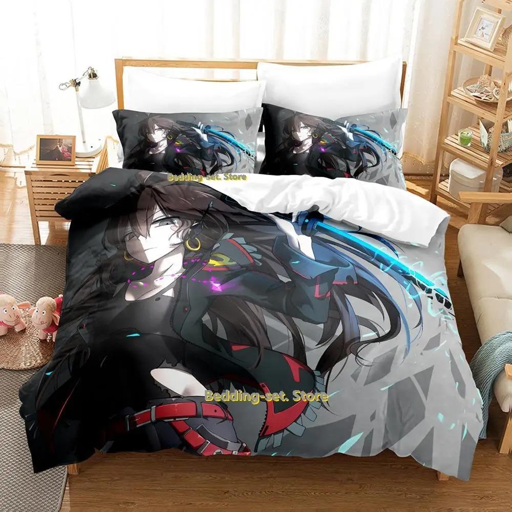 Nytt Pixiv Fantasia T Sängklädesset Tecknad Anime tredelat set Vuxen Barn Sovrum Påslakanset 3D Kawaii Flickor