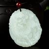 Hetian Jade Qilin Pendant with Certificate