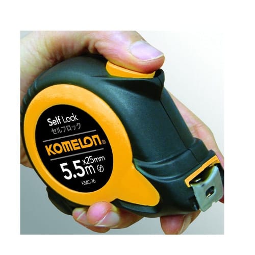 Komelon Convex Self-Locking Tape, 25mm Wide, 5.5m, BP, KMC-36