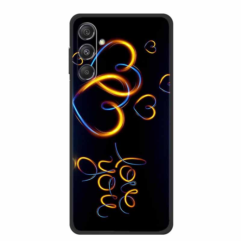 Funda For Samsung A17 Back Cover Case Fashion Black Silicone TPU Soft Phone Case For Samsung Galaxy A17 2025 Case A 17 Coque Bag