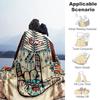 Ethnic Patterns Customize Text Blanket Throw Customizable Blanket Comfortable for Livingroom Bed Office Chair Office Ideal for All Seasons