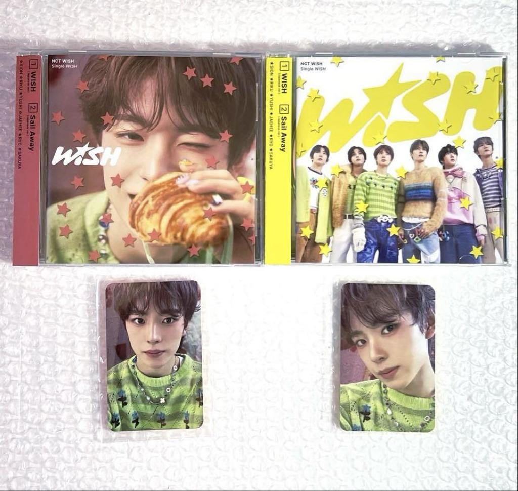[USED] NCT WISH "WISH" 1st Single CD & Trading Card YUSHI