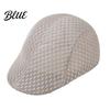 Lehká kšiltovka na ochranu před sluncem Unisex Retro klobouk Prodyšná síťovina Fedora Pro každodenní dojíždění Měkký polyesterový plážový klobouk Skládací Jednobarevný Krátký okraj