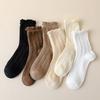 Socken Kinder Mittlerer Schaft Stapelsocken Freizeit Vielseitig Pilzrand Herbst Spitzenrohrsocken Frühling