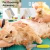 Pet Comb Double Row Design Pet Grooming Brush Gentle Cats Dogs Hair Removal Cleaning Comb Pet Supplies