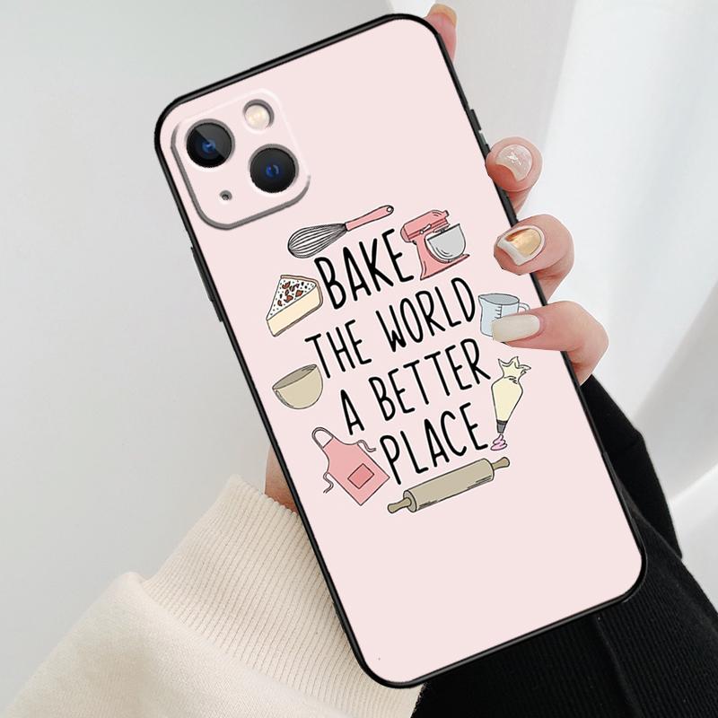 Baking Cook Chef Phone Case For iPhone 17 Pro Max 16 15 14 11 12 13 Pro Max mini 15 16 Plus 16e 17 Air Cover