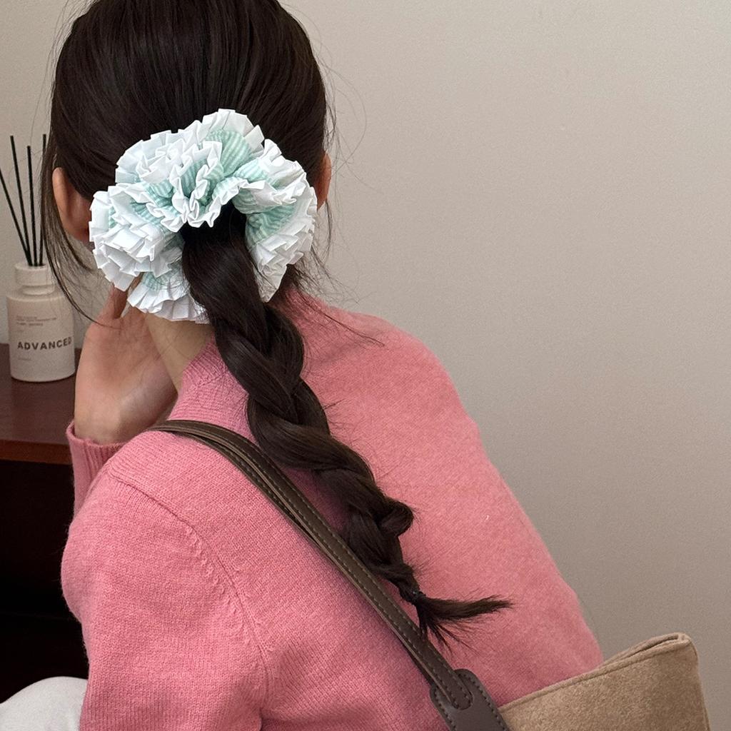 Große große Scrunchie Haaraccessoires für Frauen Mädchen koreanische Bänder elastisch führend Mode beliebt Erwachsene K-Pop neu im Geschenk Vintage