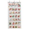Christmas Hanging Countdown Calendar To Fill with 24 Pockets Christmas Countdown Calendar Home Holiday Christmas Decorations