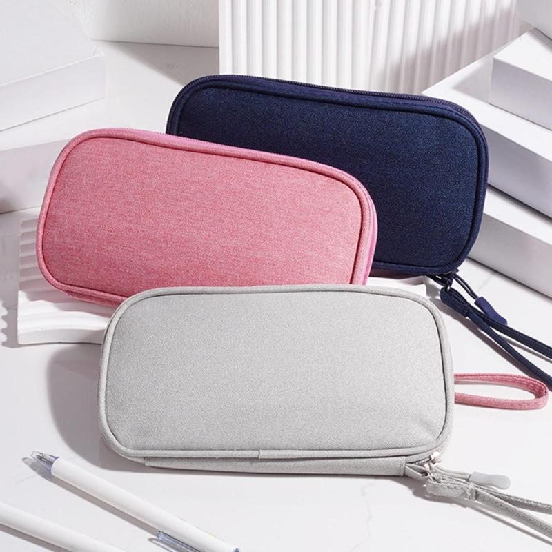 Pencil Bag Big Capacity Pen Case Handheld Pen Bag Pouches Pencil Holder Aesthetic Stationery Bag School Office Supplies