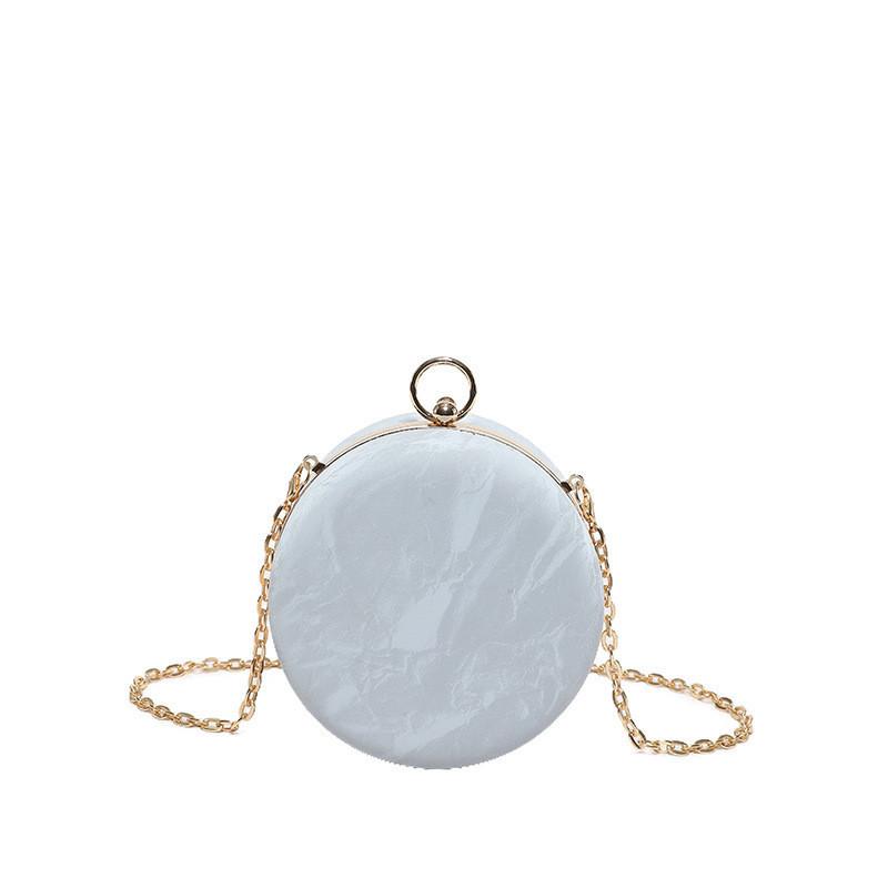 Fashionable Retro Evening Bag 2024 New Trendy Simple Chain Shoulder Bag